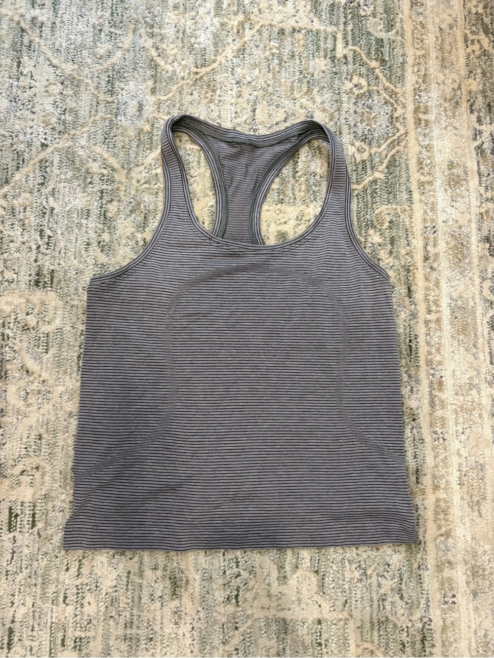 Women’s Lulu lemon Racerback Tank Top - Gray Stripe
